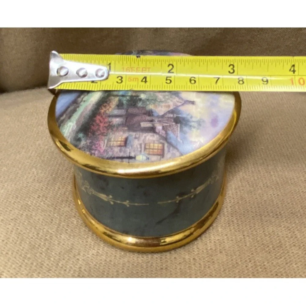 VNTG Porcelain Music Jewelry Thomas Kinkade 